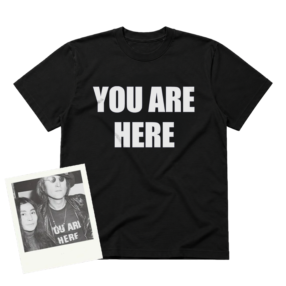 YOU ARE HERE BLACK CLASSIC TEE