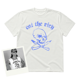 EAT THE RICH WHITE CLASSIC TEE