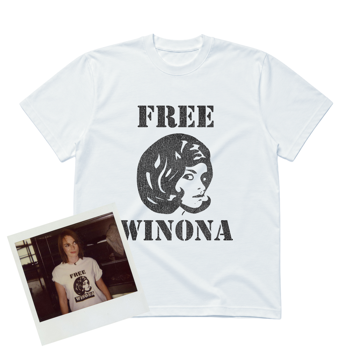 FREE WINONA WHITE CLASSIC TEE