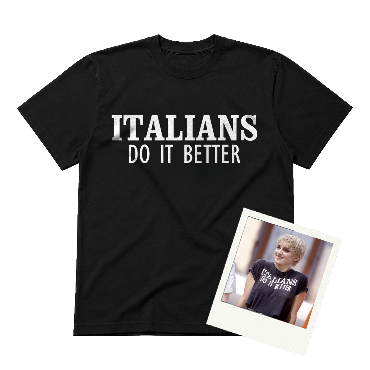 ITALIANS DO IT BETTER BLACK CLASSIC TEE