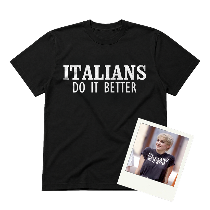 ITALIANS DO IT BETTER BLACK CLASSIC TEE