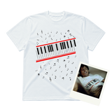 MJ PIANO WHITE CLASSIC TEE