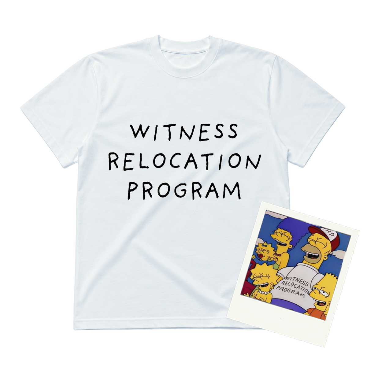 WITNESS RELOCATION PROGRAM WHITE CLASSIC TEE