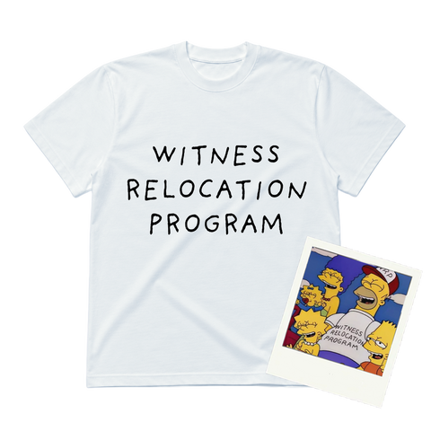 WITNESS RELOCATION PROGRAM WHITE CLASSIC TEE