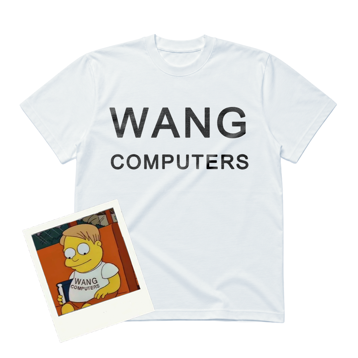 WANG COMPUTERS WHITE CLASSIC TEE