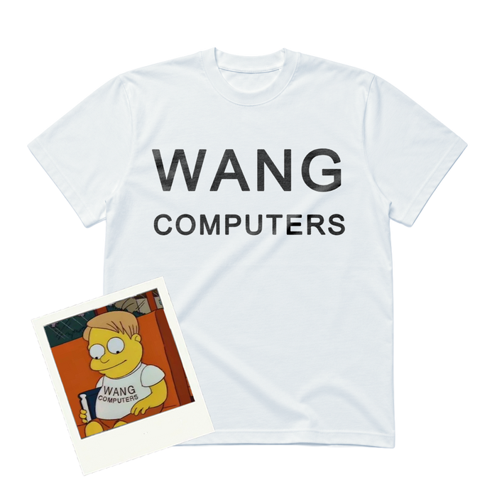 WANG COMPUTERS WHITE CLASSIC TEE