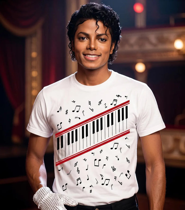 MJ PIANO WHITE CLASSIC TEE